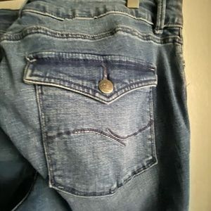 Lee Modern Series curvy fit boot cut stretchy jeans sz 16P